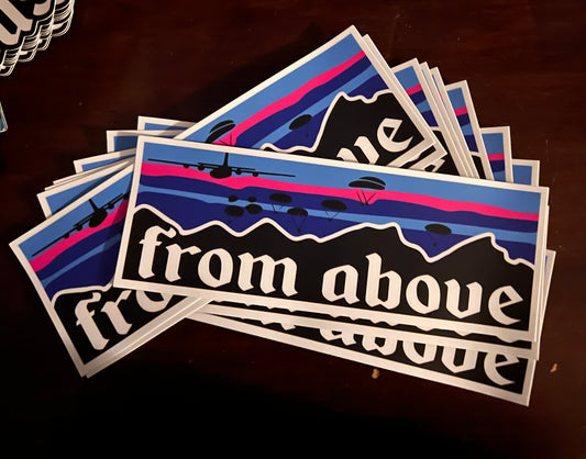 From Above Bumper Sticker